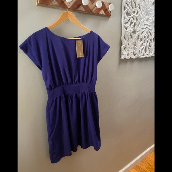 Paraella Royal Blue Mini Dress - Picture 1 of 6